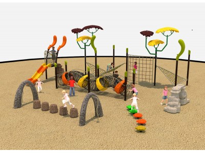 Rope play structures